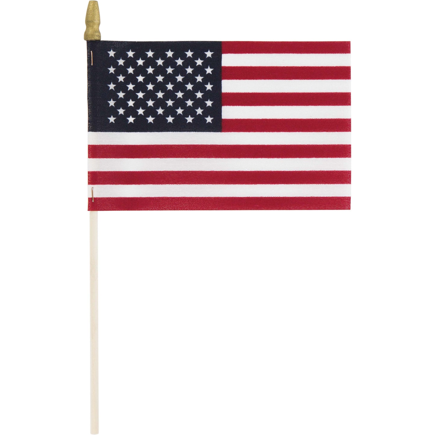 American Cloth Flag, 4" x 6" (Made in USA)