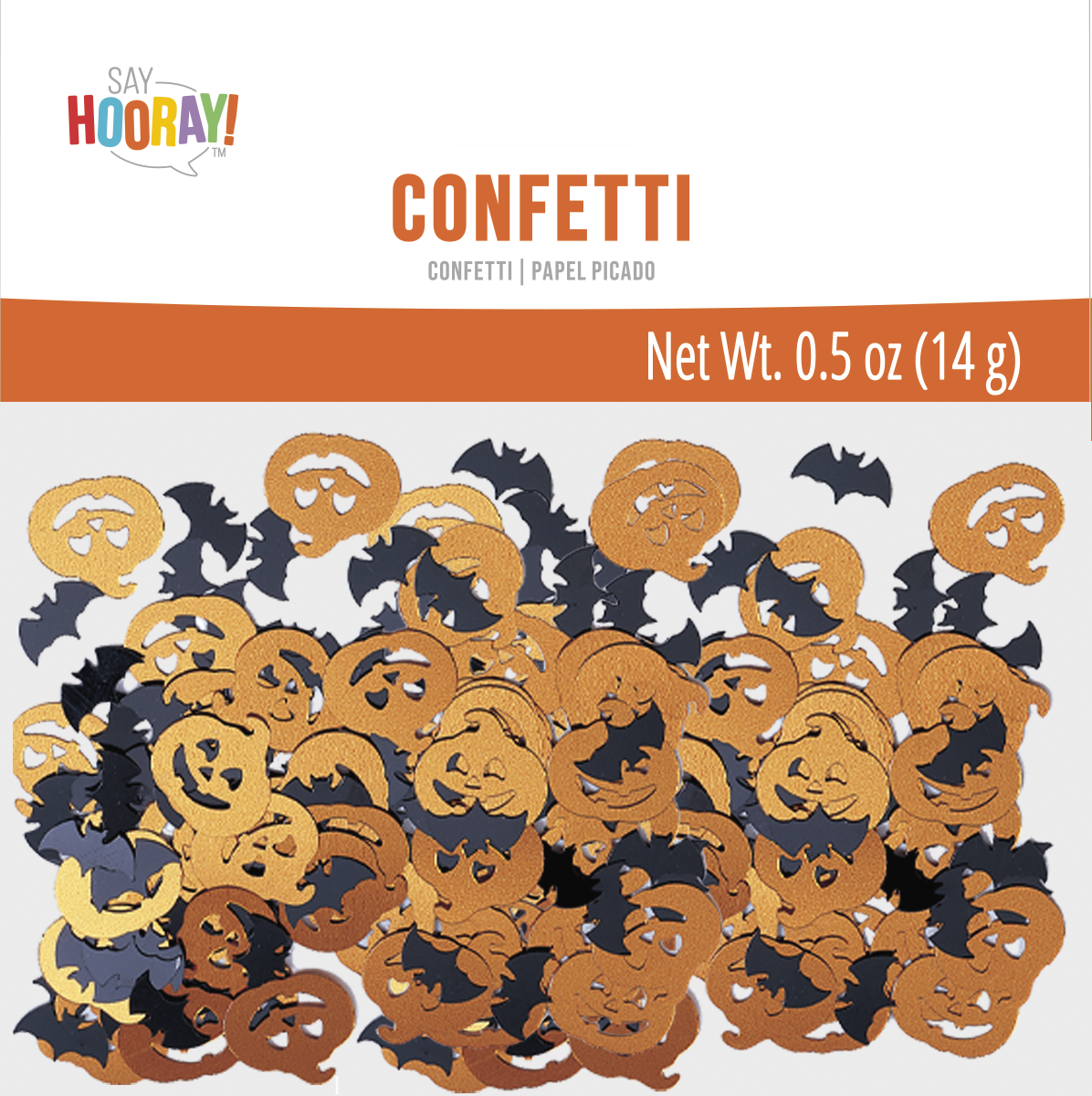 Bats & Pumpkins Confetti