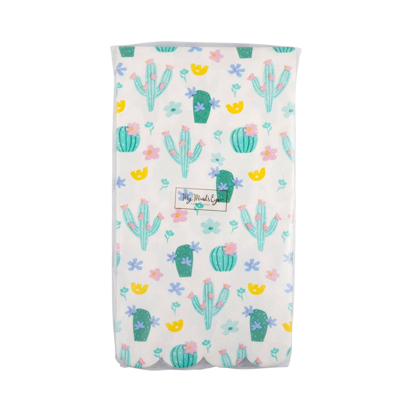 Fiesta Cacti Pattern Guest Towels 24ct