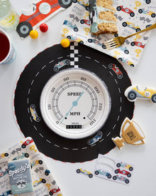 Miles per Hour Race Pattern 9in Plates 8ct