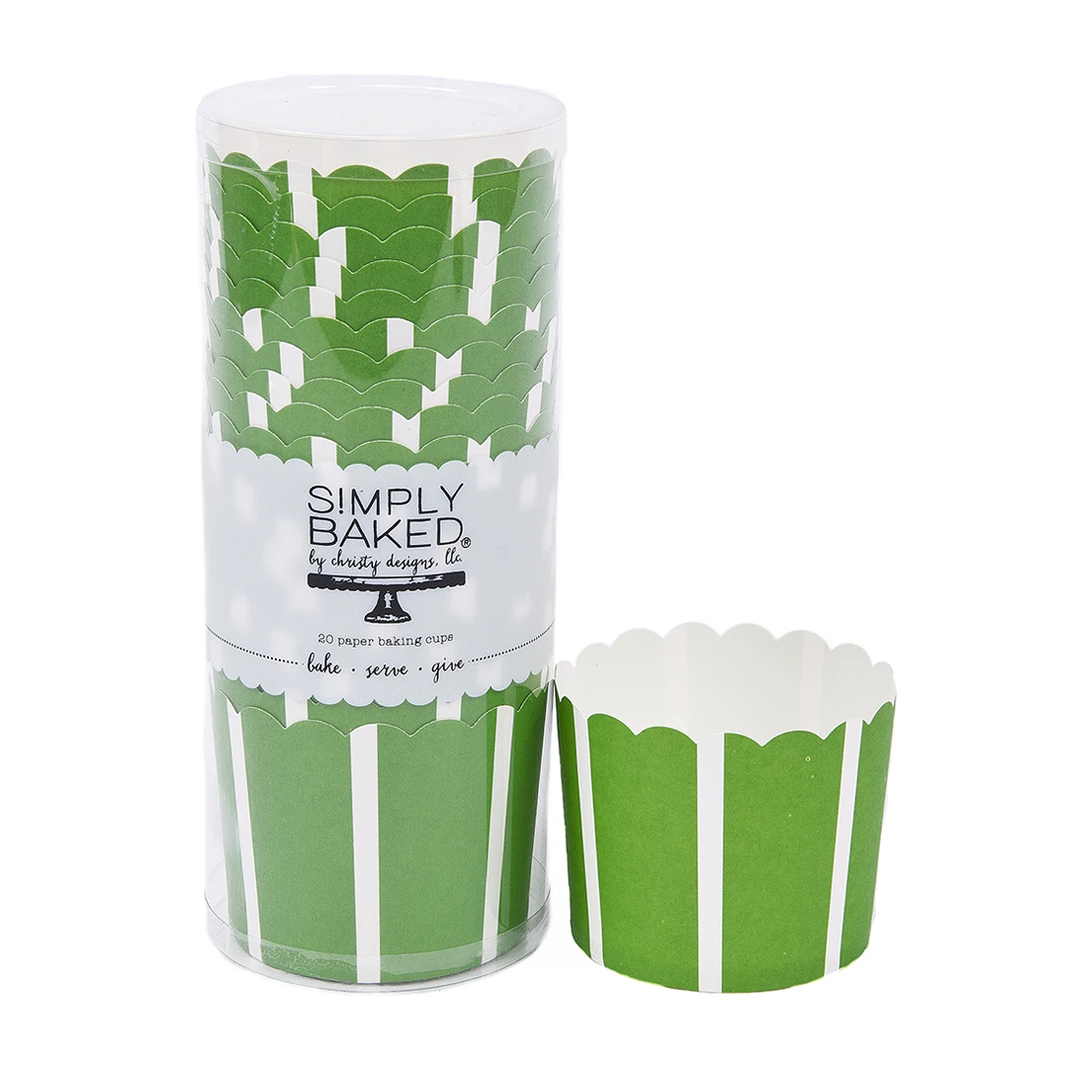 Cup Large Green Vertical/20pk