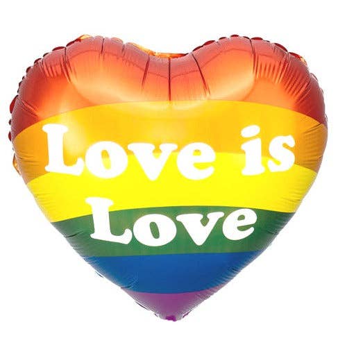 #503 Love is Love Heart Foil Balloon 18in