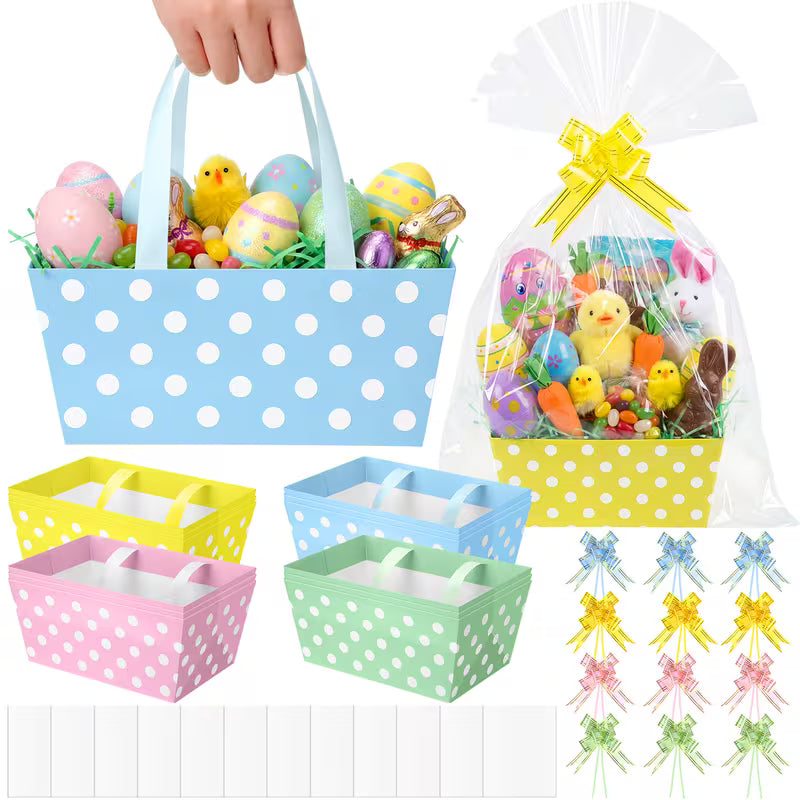 Polka Dot Easter Basket