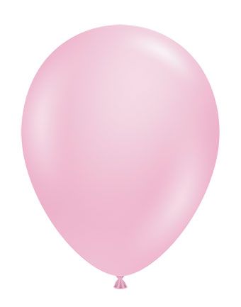 12in Helium Inflated Latex Balloon - Shimmering Pearl Pink