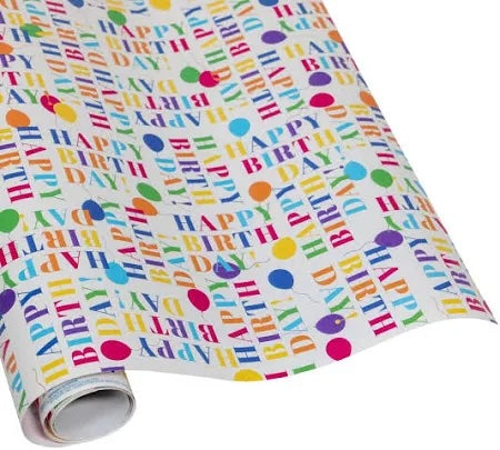 Roll Wrap - Birthday Surprise 30”x8’