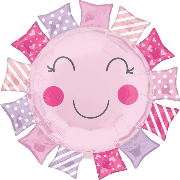 #513 Baby Girl Sunshine 27in Balloon