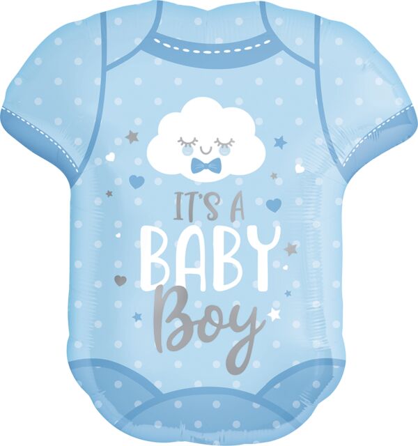 #508 Baby Boy Onesie 24in Balloon