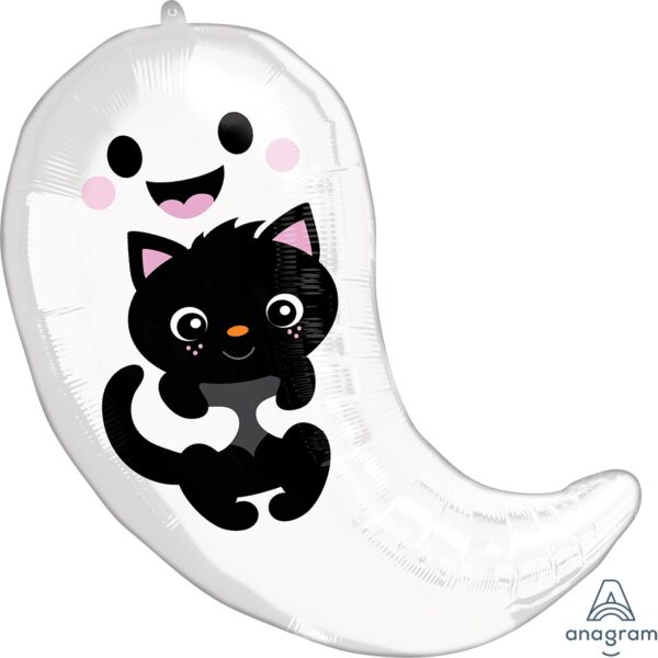 Ghost & Kitty Cuties 19in SuperShape Balloon