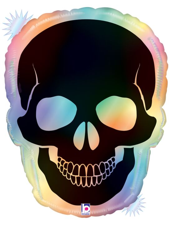 Opal Skull 27in SuperShape Balloon