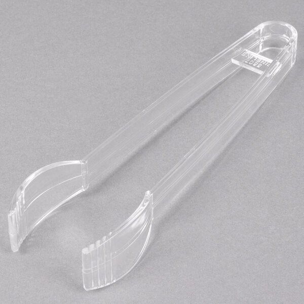Clear 7in Individually Wrapped Plastic Tong