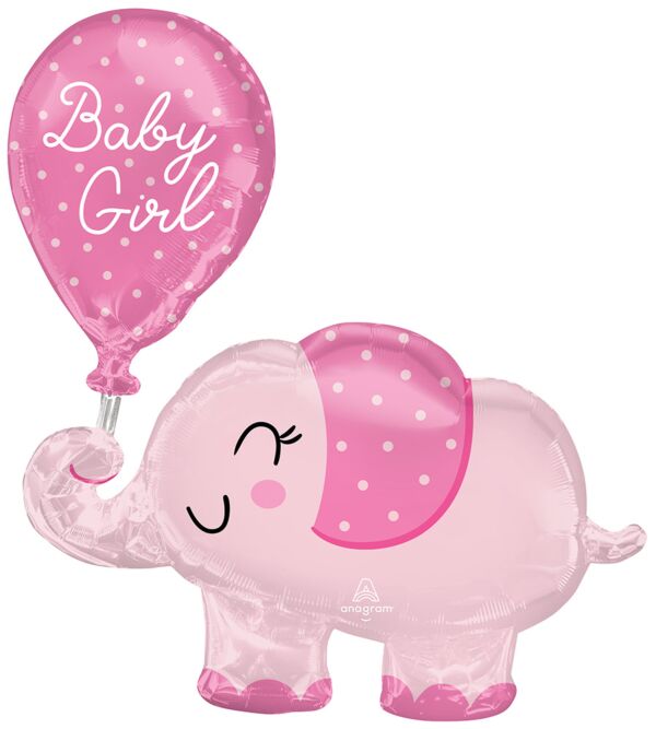 #515 Baby Girl Elephant 31in Balloon