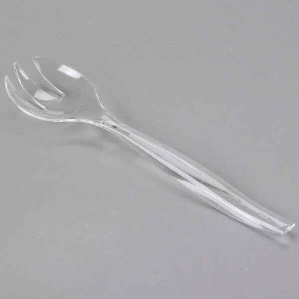 Clear 10in Plastic Serving Fork