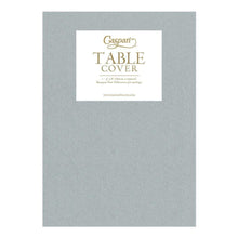 Silver Paper Linen Solid Table Cover