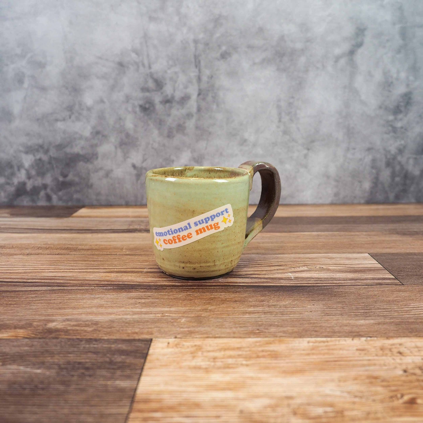 Emotional Support Coffee Mug Sticker - Funny Tumbler Decals