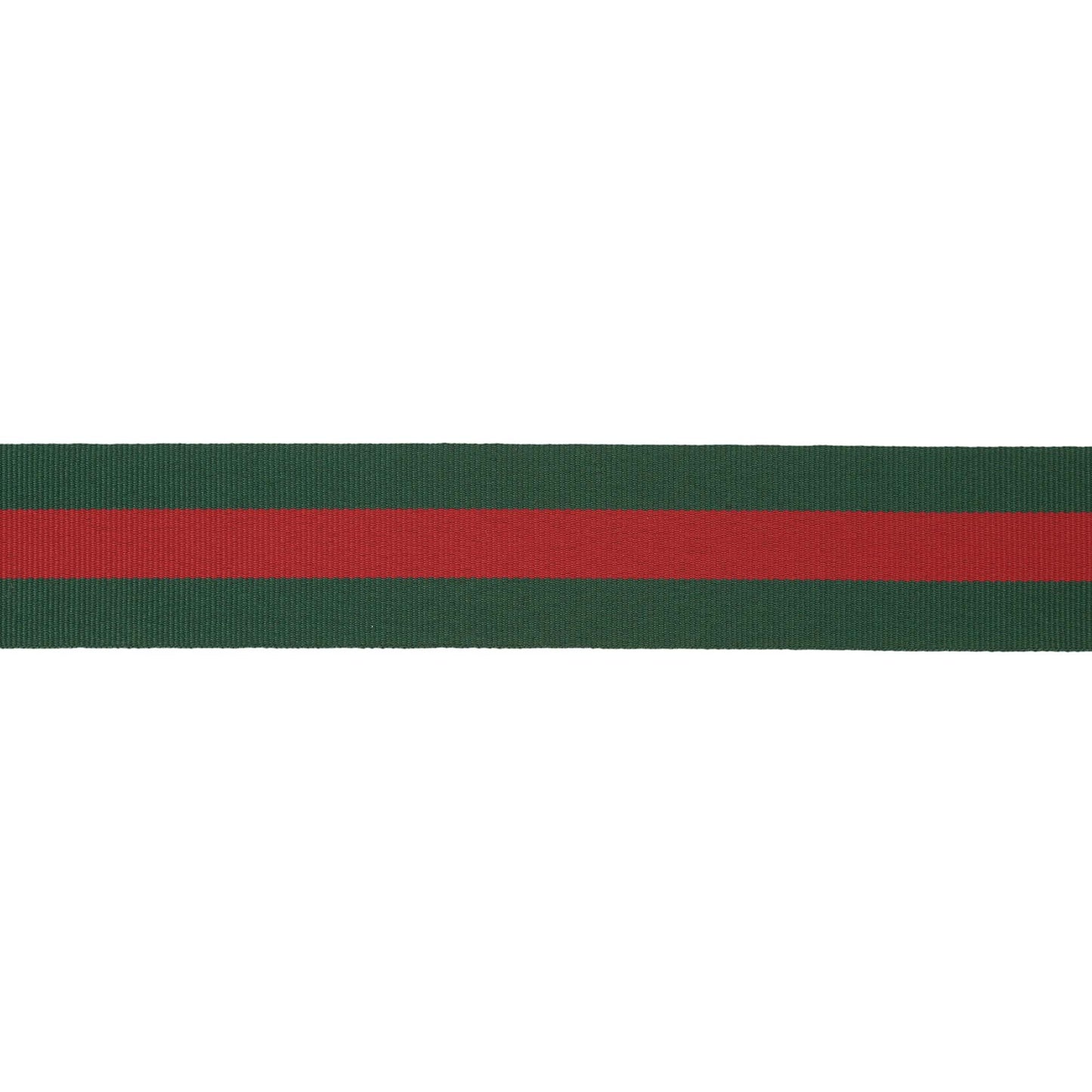 1 1/2" Green Red Striped Ribbon | 10 Yard Roll