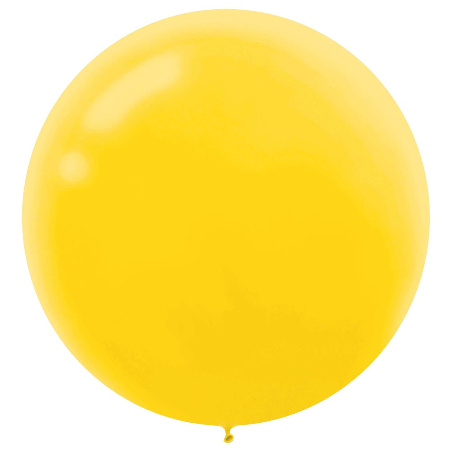24in Helium Inflated Latex Balloon - Yellow