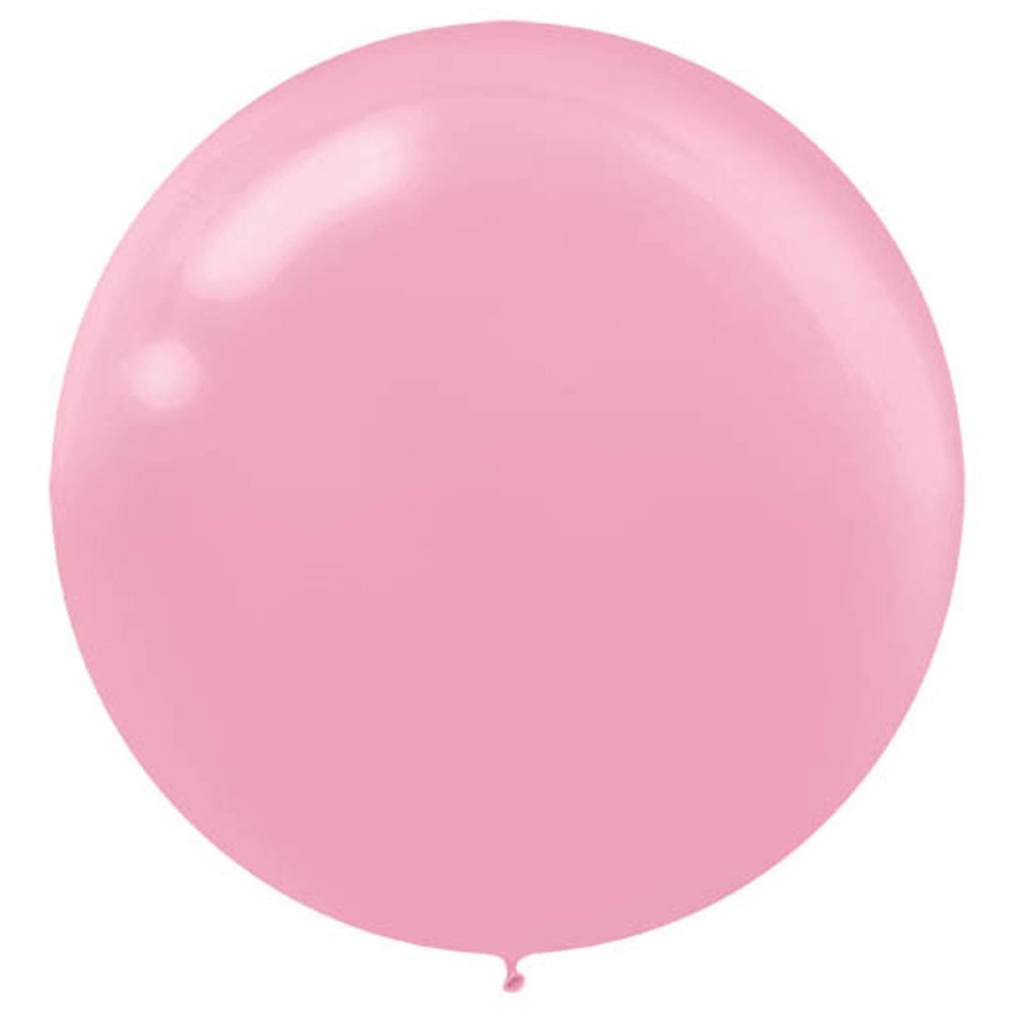 24in Helium Inflated Latex Balloon - Light Pink