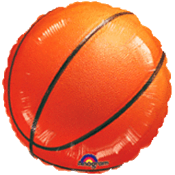 #365 Championship Basketball 18in Balloon