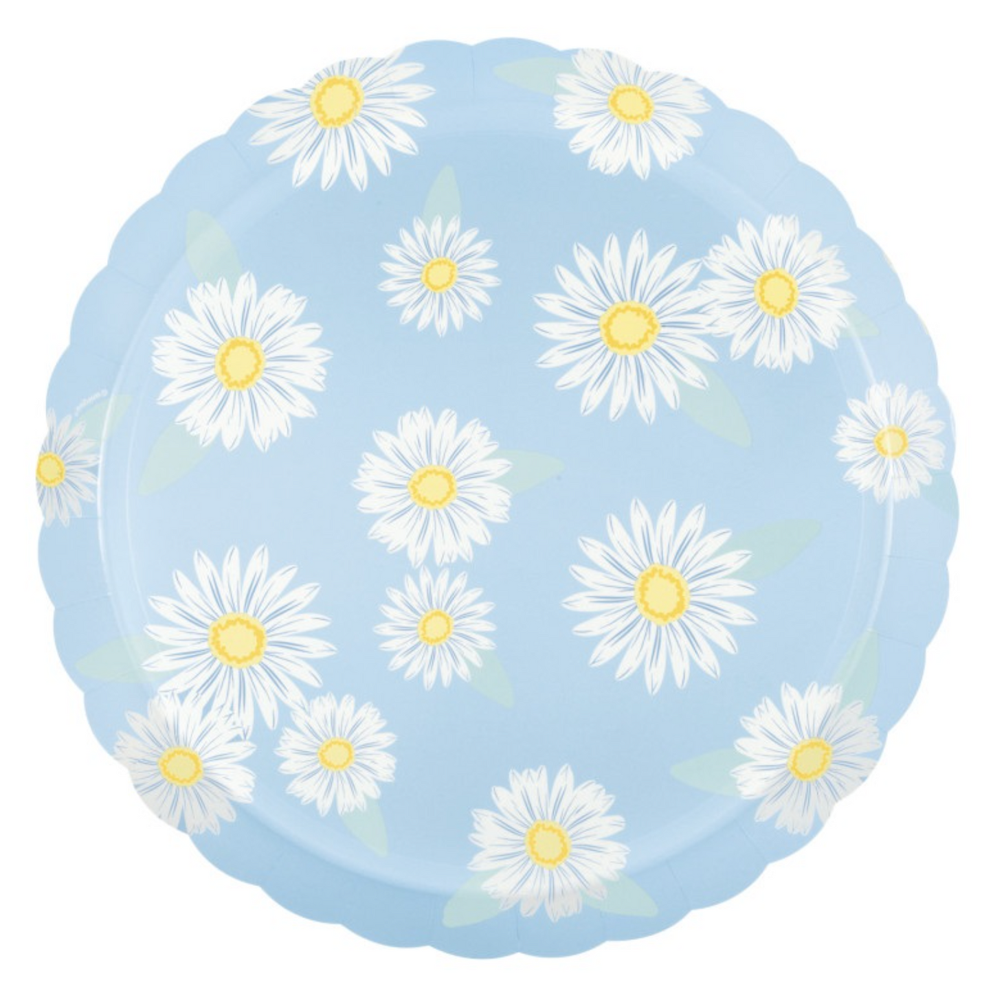Fresh Daisy Scalloped Edge 10in Plates 8ct