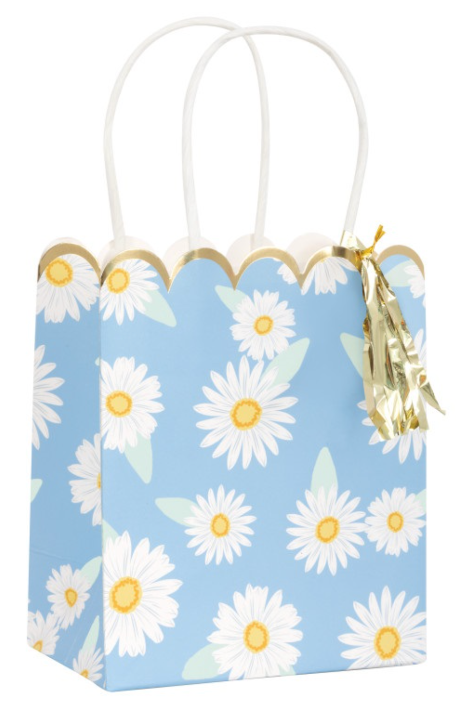 Fresh Daisy Scalloped Favor Bag 3ct - Foil Stamping