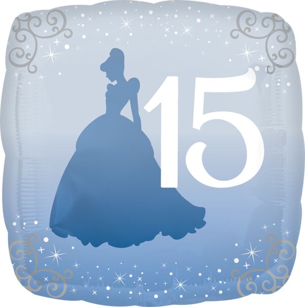 #109 Mis Quince Cinderella 17in Balloon