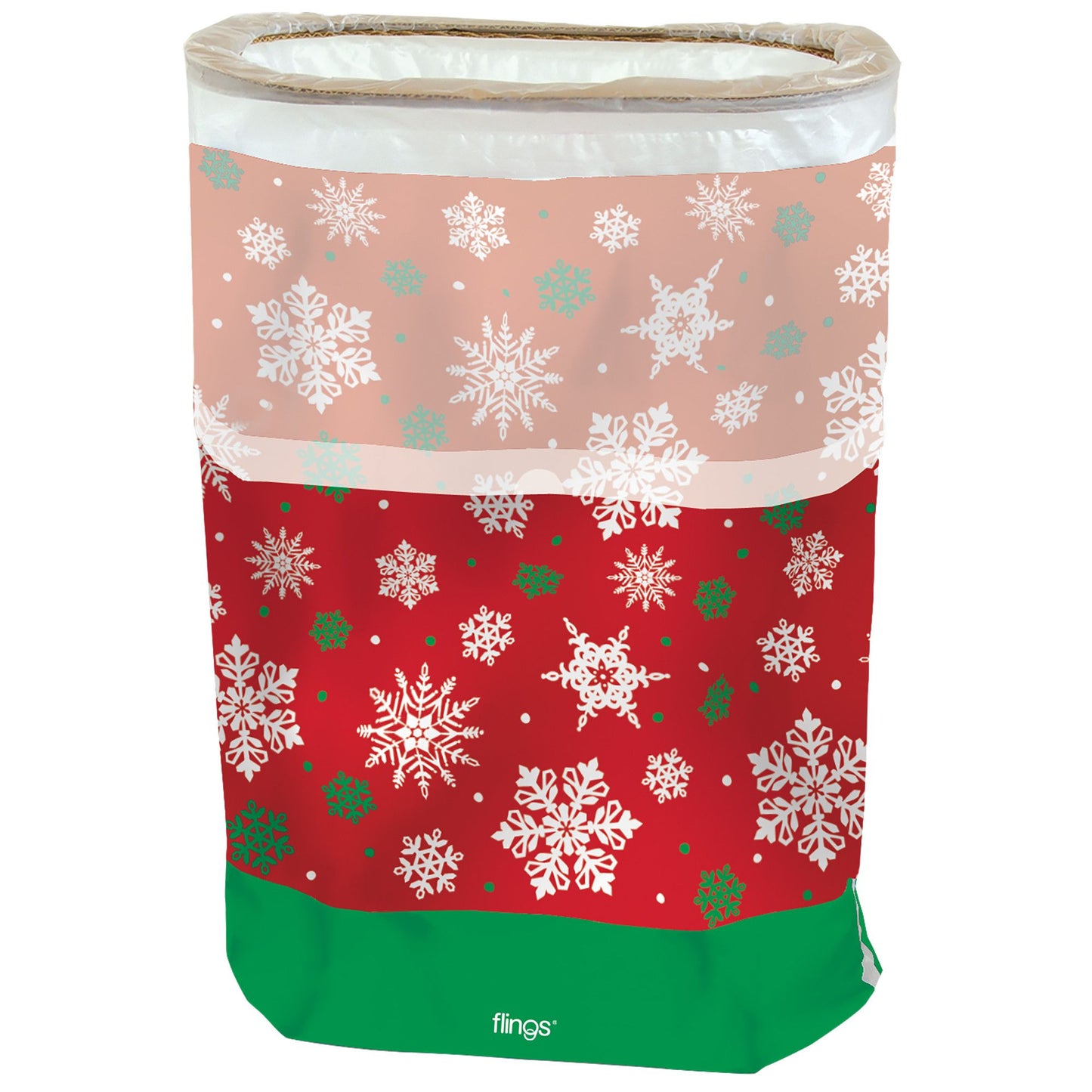 Christmas Pop-Up Trash Bin