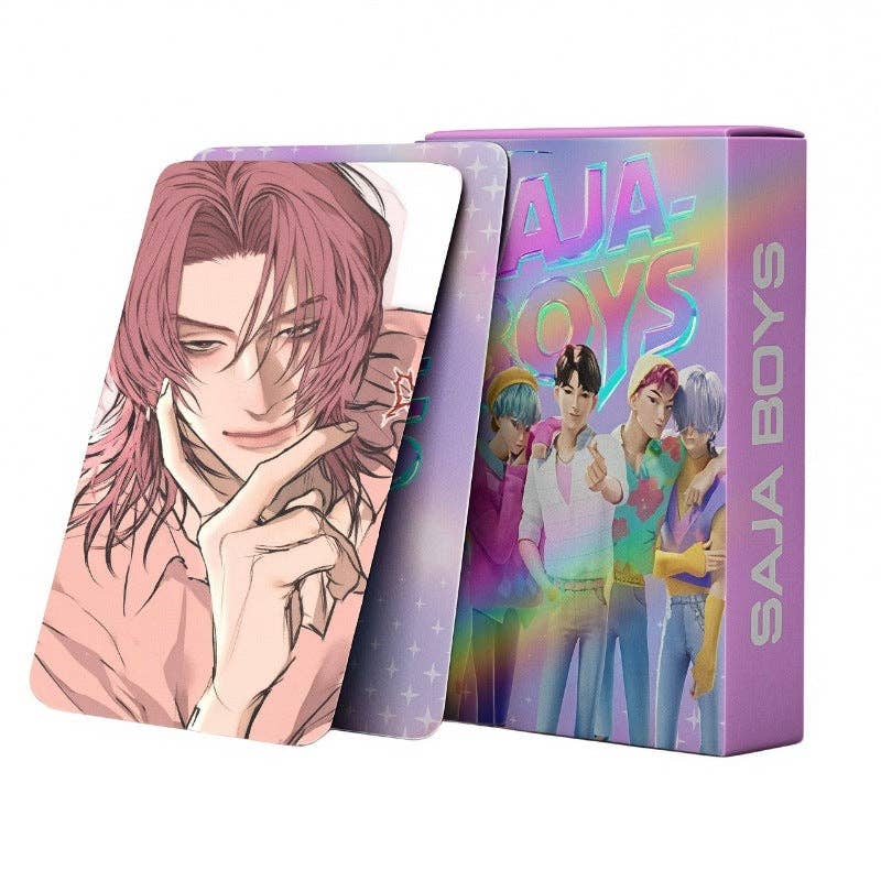 KPop Demon Hunters Saja boys Lomo Card-55pcs