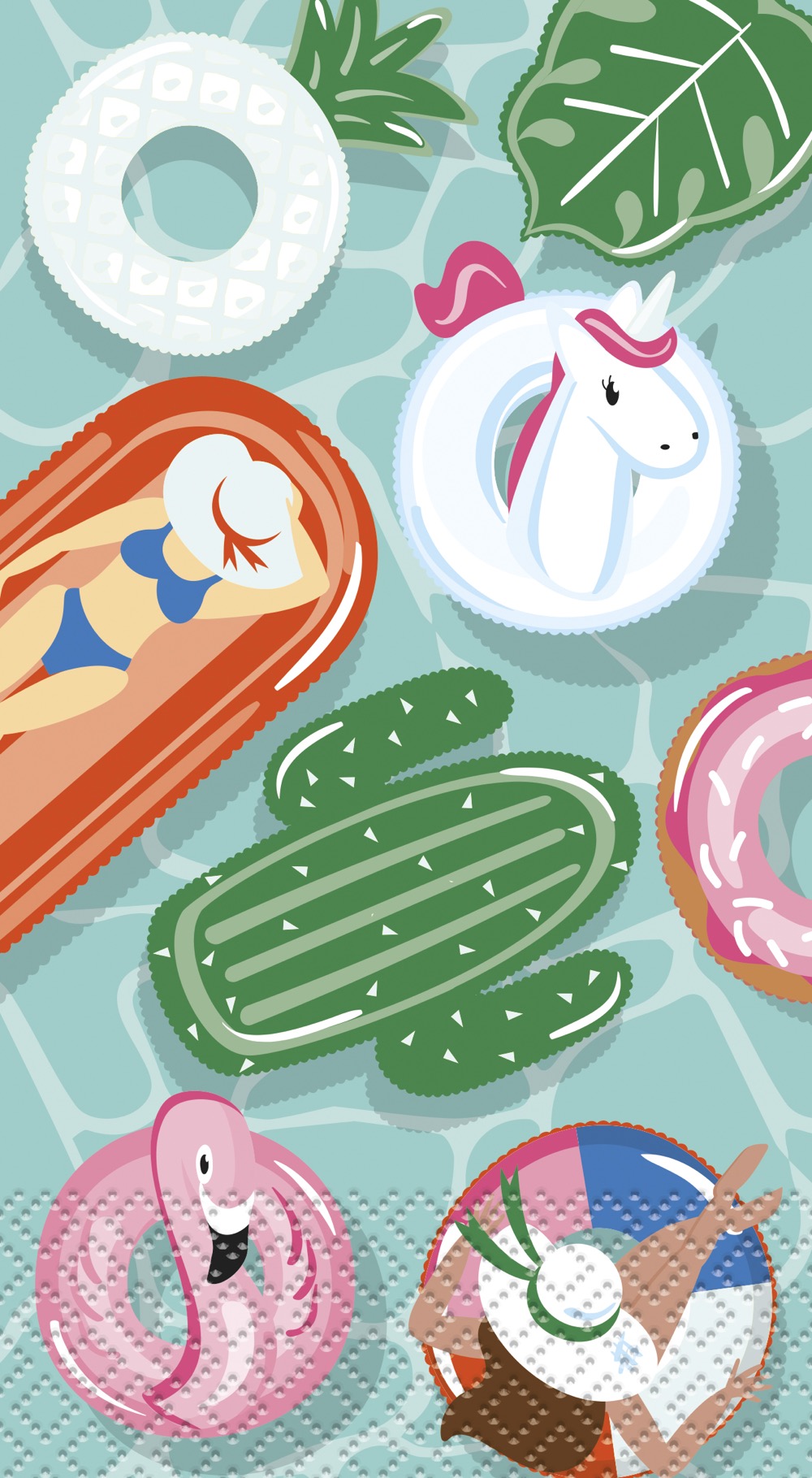 Summer Fun Guest Napkins 16ct