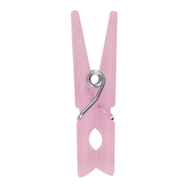 Baby Pink Clothespin Favors 12ct