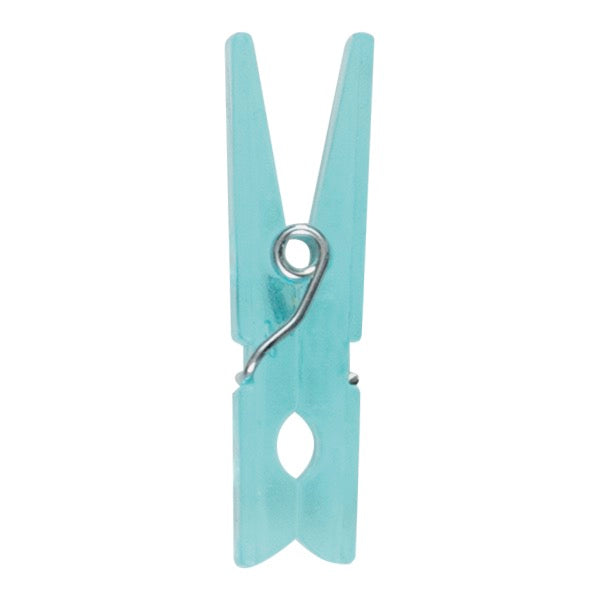 Baby Blue Clothespin Favors 12ct