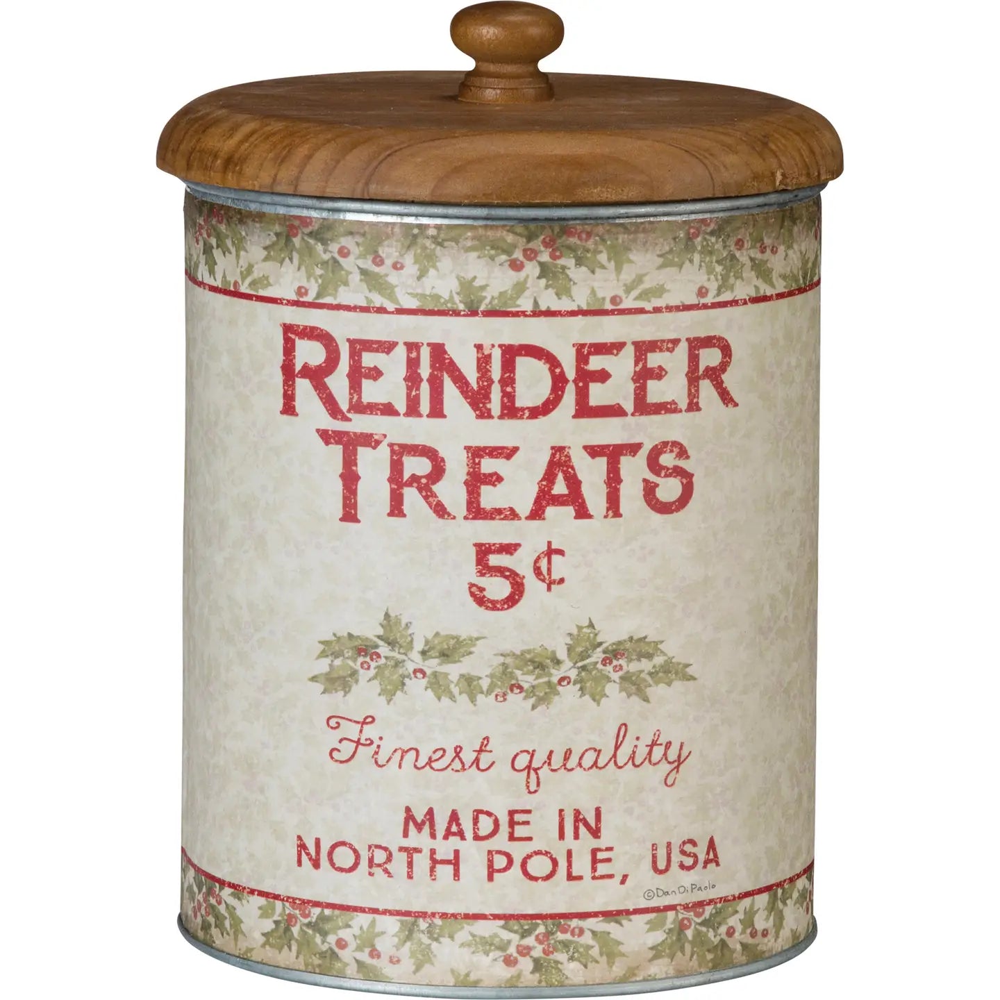 Reindeer Treats Canister
