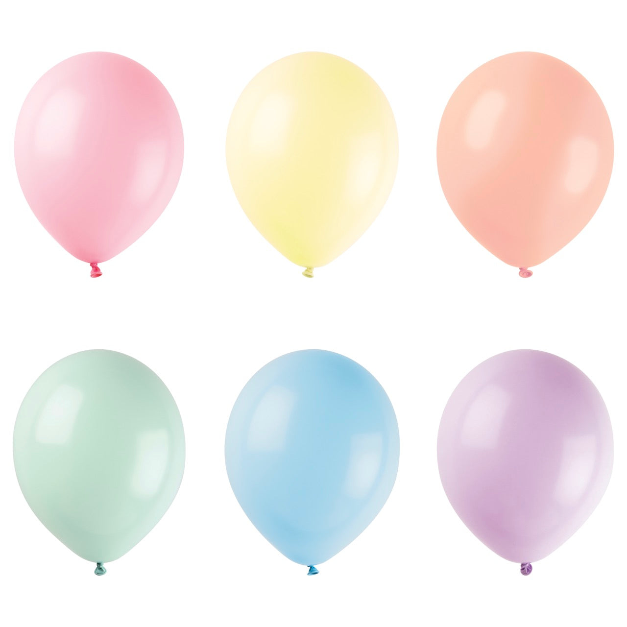 12in Packaged Premium Latex Balloons 50ct - Assorted Pastel