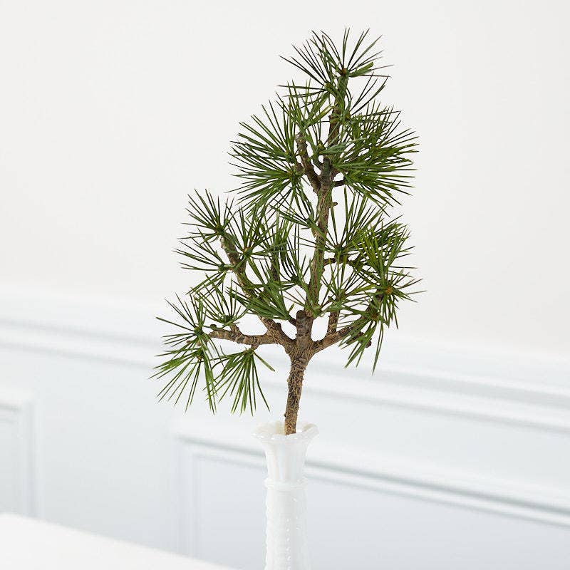 18" Weatherproof Artificial Ming Pine Stem