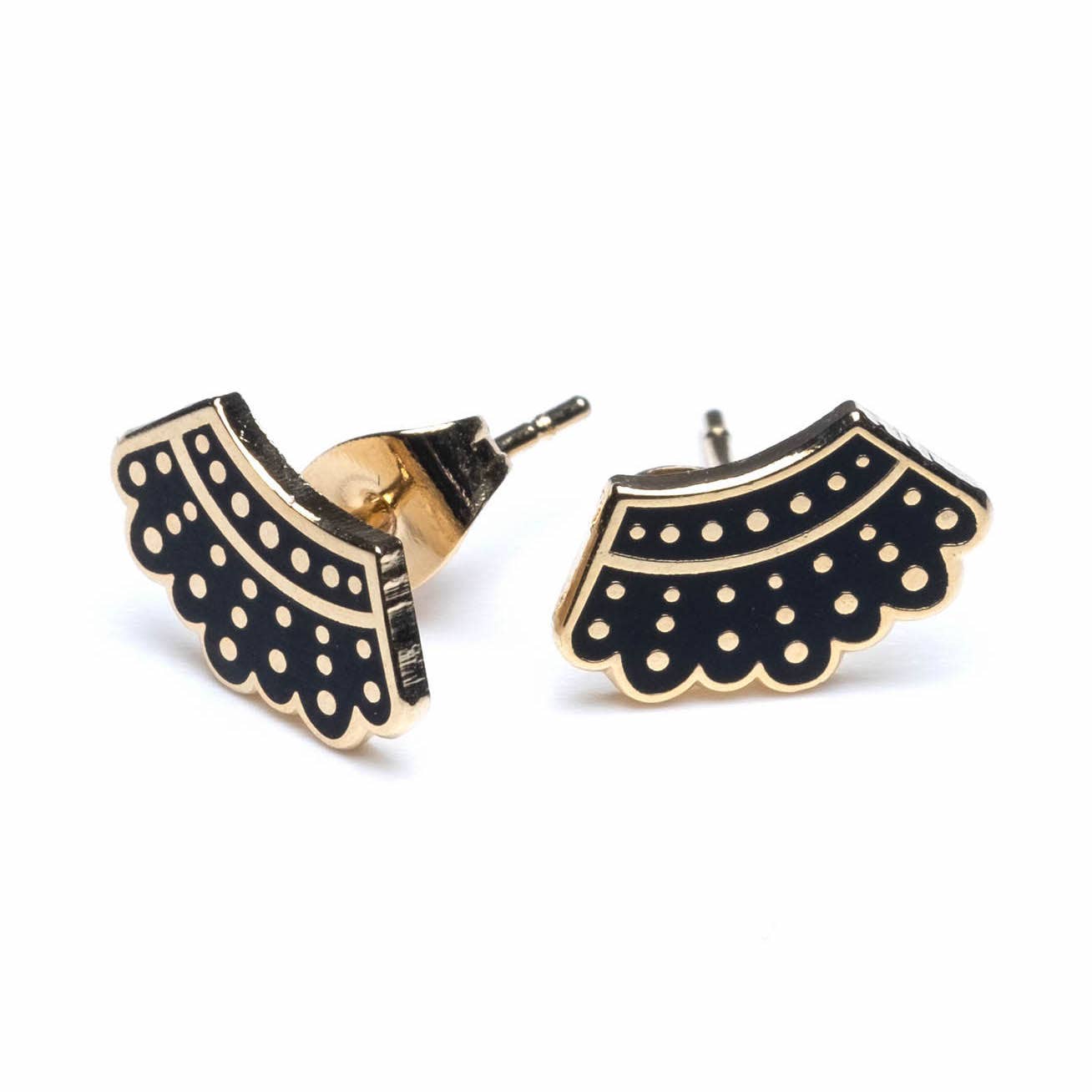 Dissent Collar Earrings - 24k Gold Plated