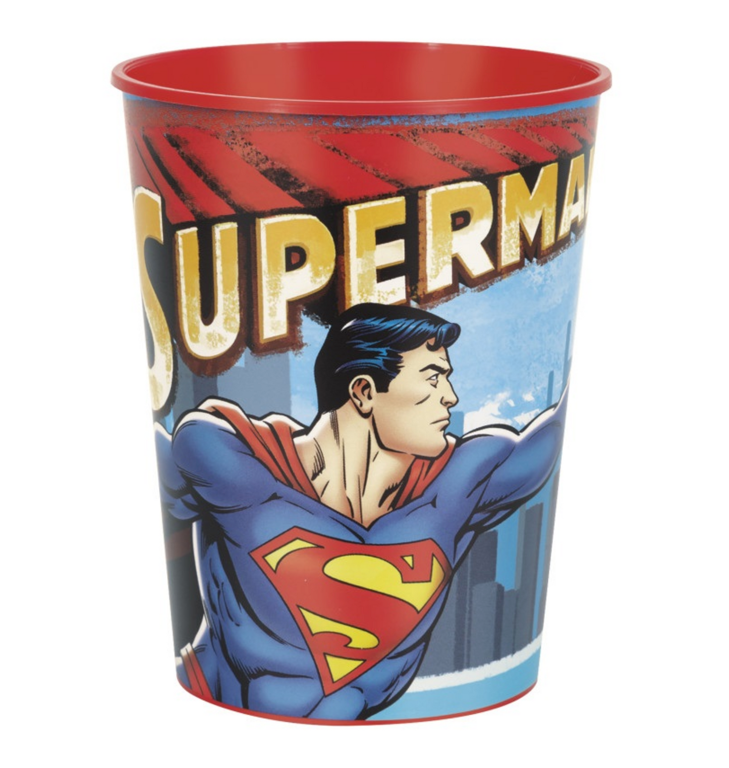 Superman 16oz Plastic Cup