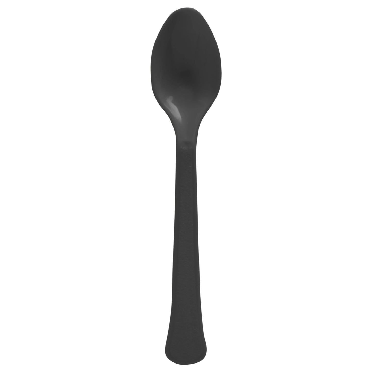 Black Premium Plastic Spoons 50ct