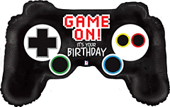 Game On Birthday Controller 36in SuperShape Balloon