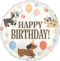 Pawsome Party 18in Mylar Balloon