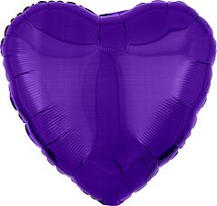 Purple Heart 18in Solid Mylar