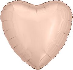 Rose Gold Heart 18in Solid Mylar