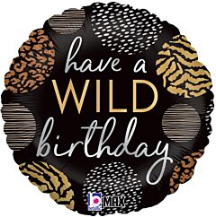 Have a Wild Birthday 18in Mylar Balloon