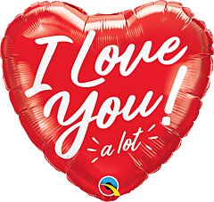 I Love You A Lot 18in Mylar Balloon