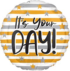 It's Your Day 18in Mylar Balloon