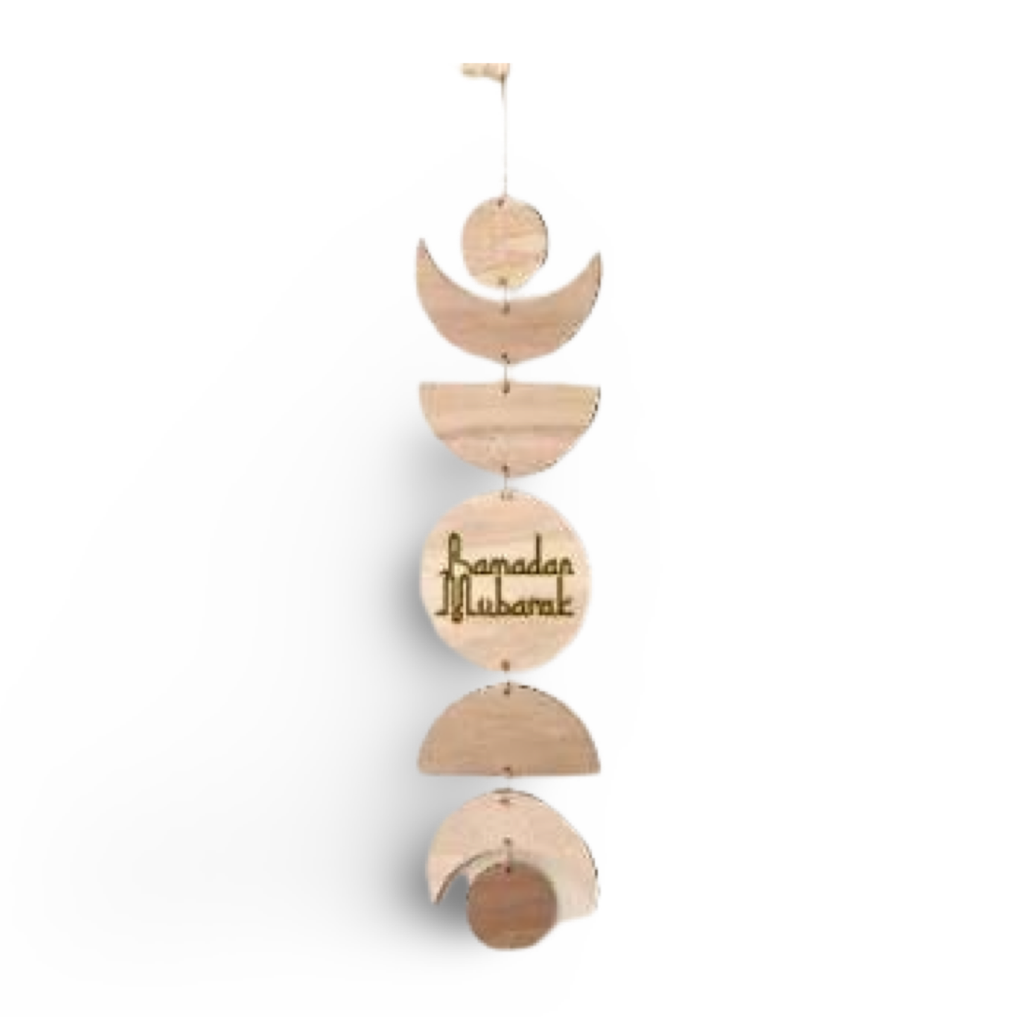 Phases of the Moon Wood Ramadan Decor