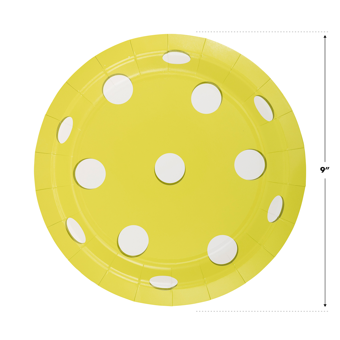 Pickleball 9in Paper Plates 8ct
