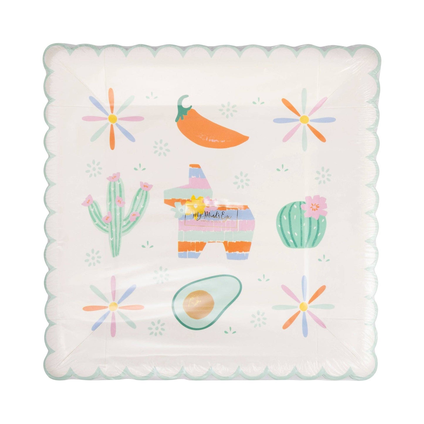 Fiesta Icons 8in Plates 8ct