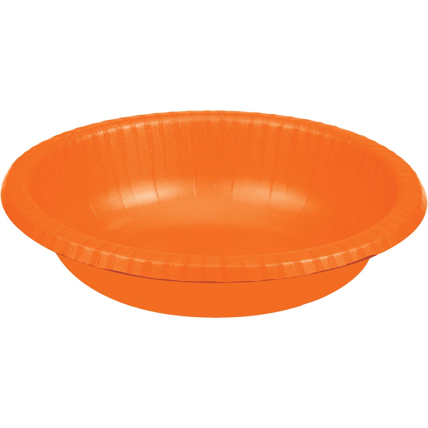 Orange 20oz Paper Bowls 20ct