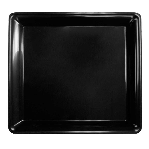 Black Square Tray 16in