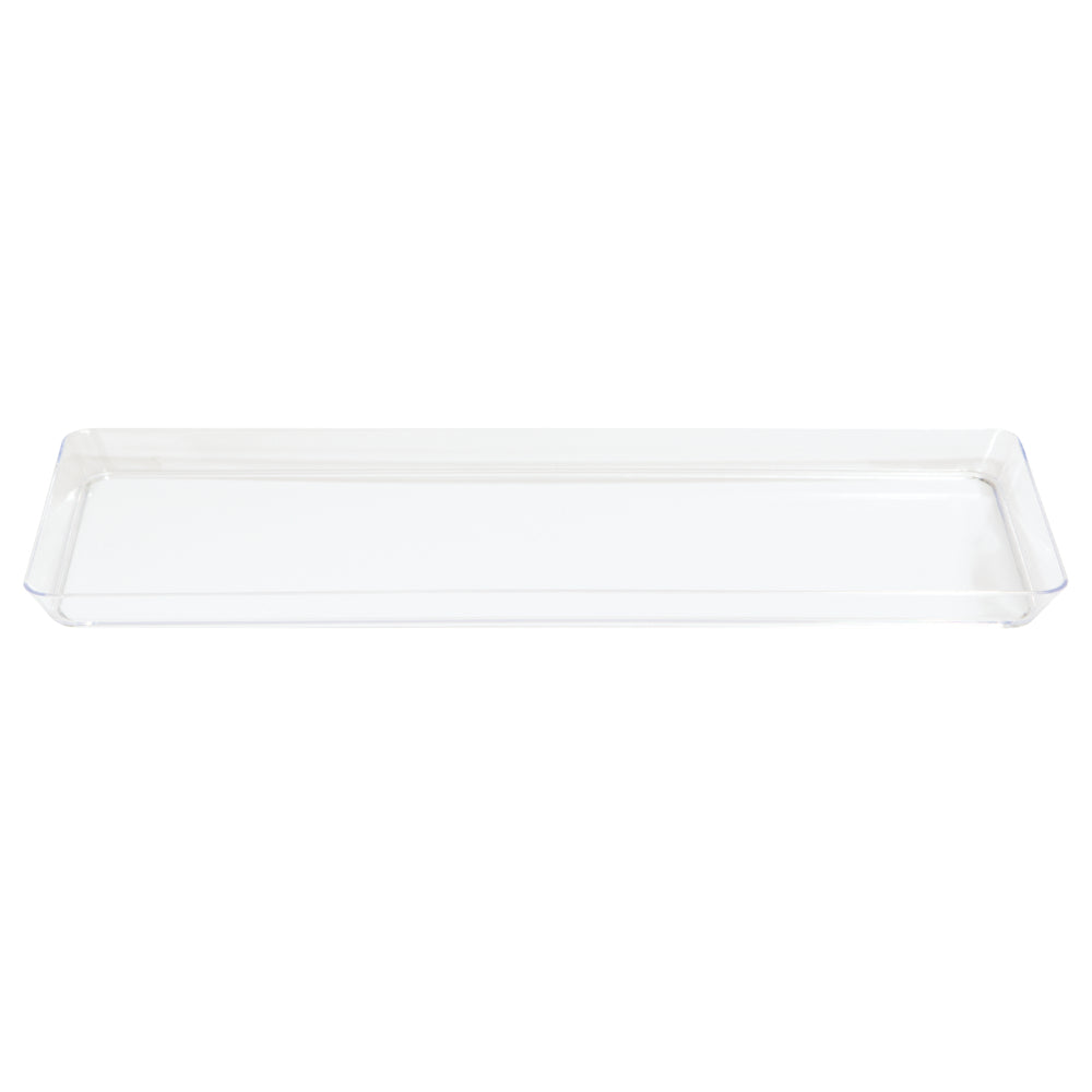 Clear Plastic Tray 6" x 15.5”