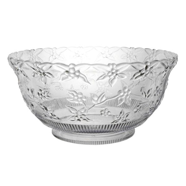 Decorative Punch Bowl Clear